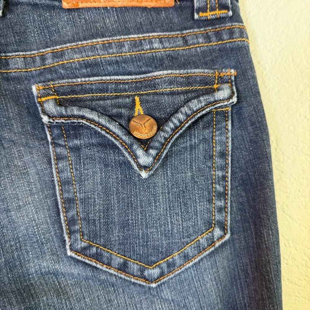 Vigoss Studio Y2K Vintage Low Rise Bootcut Dark Wash Indie Sleeze Jean 27 - Picture 4 of 11